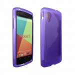 Wholesale Nexus 5 TPU Gel Case (Purple)